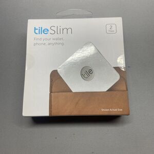 Tile Slim Tracker [2 Pack] New - Bluetooth Track Find Lost Wallet Purse Phone